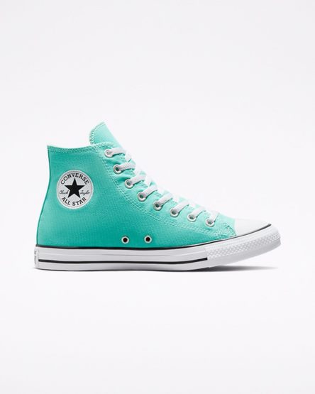 Dámské Boty Vysoké Converse Chuck Taylor All Star Seasonal Color Světle Tyrkysové | CZ XDJH68